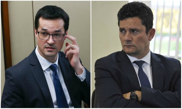 O grande teatro do combate à corrupção (Foto: Esq.: Fabio Pozzebom - ABR / Dir.: Valter Campanato - ABR) O grande teatro do combate à corrupção