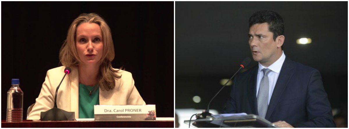 Carol Proner: Moro terá que explicar cooperações internacionais Carol Proner: Moro terá que explicar cooperações internacionais