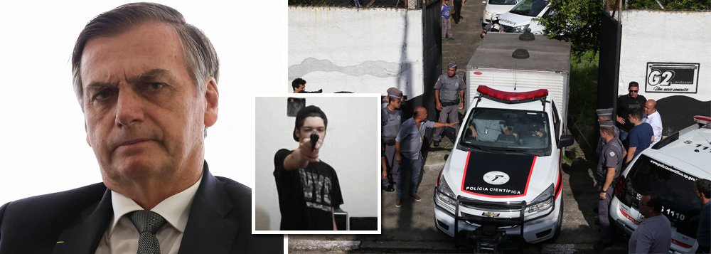 Bolsonaro contamina jovens como o atirador de Suzano Bolsonaro contamina jovens como o atirador de Suzano