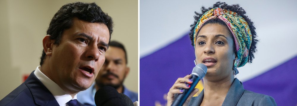 Moro diz ter 'a impressão' de que existem mandantes no caso Marielle (Foto: Antonio Cruz/ Agência Brasil | Mídia NINJA) Moro diz ter 'a impressão' de que existem mandantes no caso Marielle