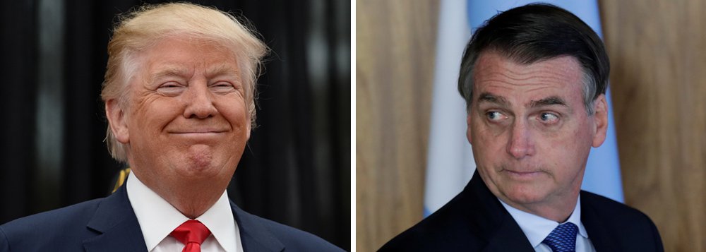 Para agradar Trump, Bolsonaro humilha 210 milhões de brasileiros Para agradar Trump, Bolsonaro humilha 210 milhões de brasileiros