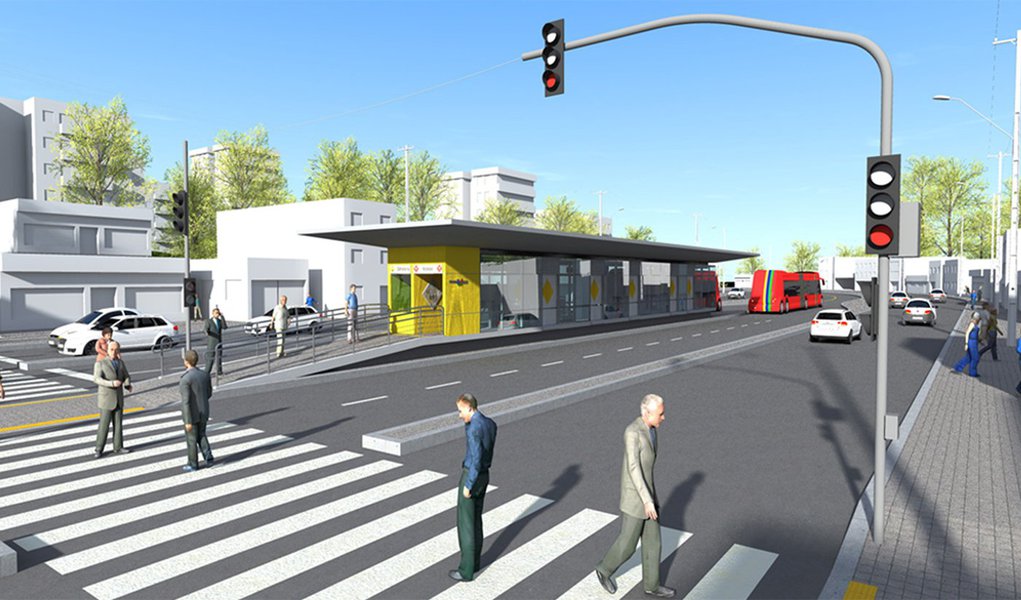 Corredores de ônibus terão investimentos de R$ 291 milhões (Foto: Divulgação) Corredores de ônibus terão investimentos de R$ 291 milhões