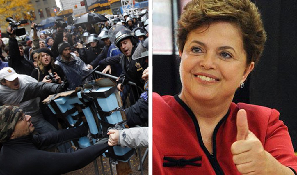 Enquanto o mundo treme, o Brasil sorri (Foto: Divulgação) Enquanto o mundo treme, o Brasil sorri