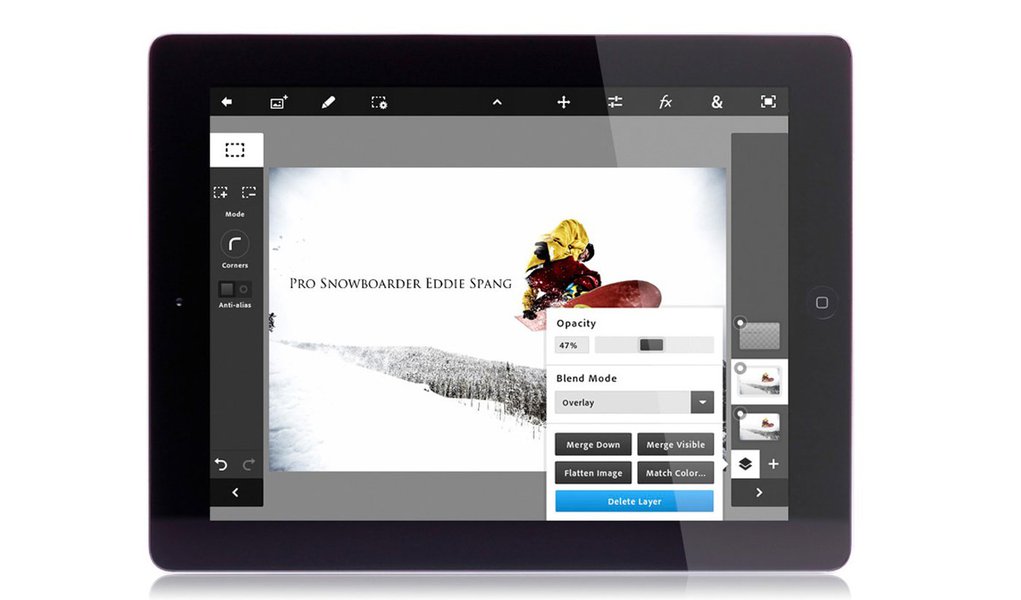 Photoshop chega ao iPad 2 (Foto: Divulgação) Photoshop chega ao iPad 2