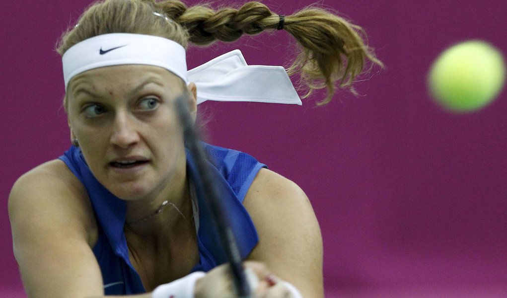 Petra Kvitova é eleita a tenista do ano pela WTA (Foto: GRIGORY DUKOR/REUTERS) Petra Kvitova é eleita a tenista do ano pela WTA