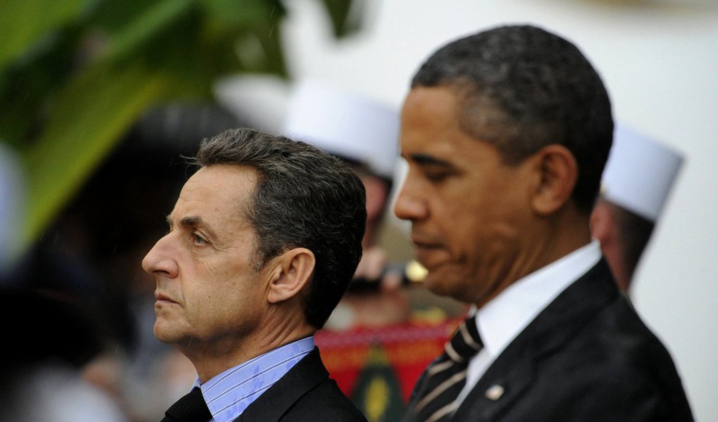 Barack Obama deixa escapar crítica a Nicolas Sarkozy (Foto: POOL/Reuters) Barack Obama deixa escapar crítica a Nicolas Sarkozy