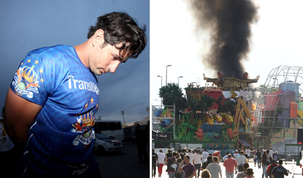 Após tumulto, Mocidade é campeã do Carnaval de SP (Foto: DANIEL TEIXEIRA/AGÊNCIA ESTADO_JOSÉ PATRÕCIO/AGÊNCIA) Após tumulto, Mocidade é campeã do Carnaval de SP