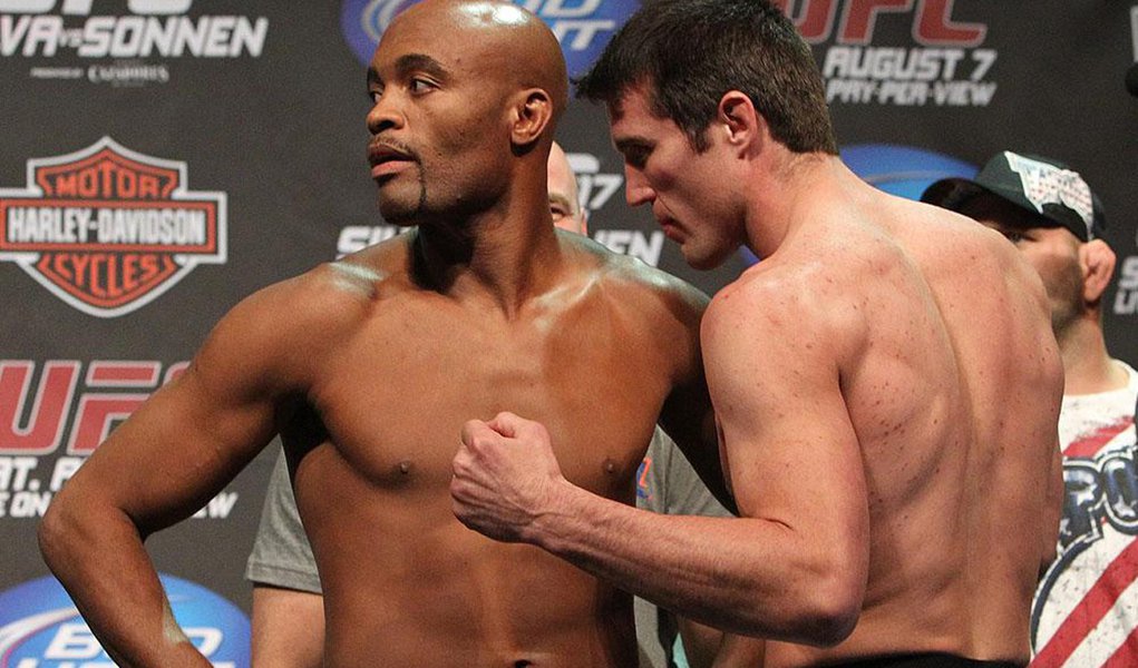 Anderson Silva x Chael Sonnen: luta confirmada (Foto: Divulgação) Anderson Silva x Chael Sonnen: luta confirmada