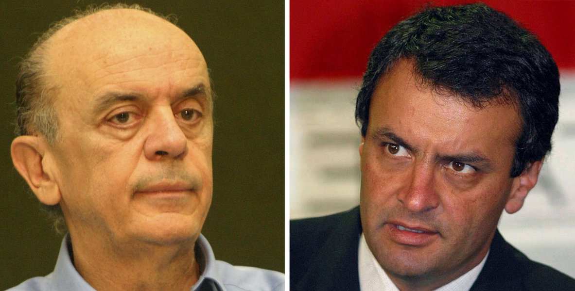 Para Serra, Aécio Neves é "balão com pouco gás" (Foto: Divulgação) Para Serra, Aécio Neves é "balão com pouco gás"