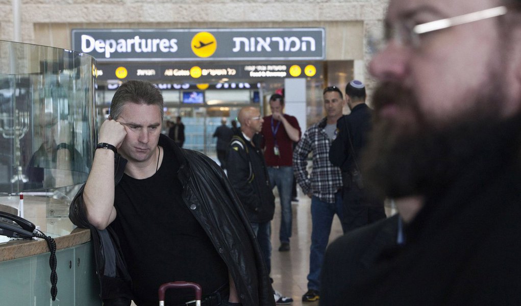Meio milhão de trabalhadores iniciam greve em Israel (Foto: Nir Elias/Reuters) Meio milhão de trabalhadores iniciam greve em Israel