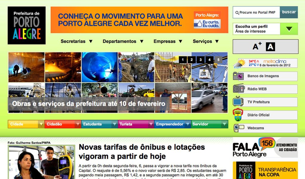 Hackers derrubam site da Prefeitura de Porto Alegre (Foto: Divulgação) Hackers derrubam site da Prefeitura de Porto Alegre