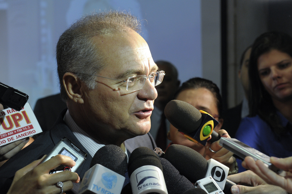 Renan anuncia esforços para votar MP dos Portos (Foto: Marcos Oliveira/Agência Senado) Renan anuncia esforços para votar MP dos Portos