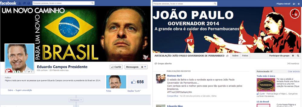 Em Pernambuco, campanha eleitoral já está na web Em Pernambuco, campanha eleitoral já está na web