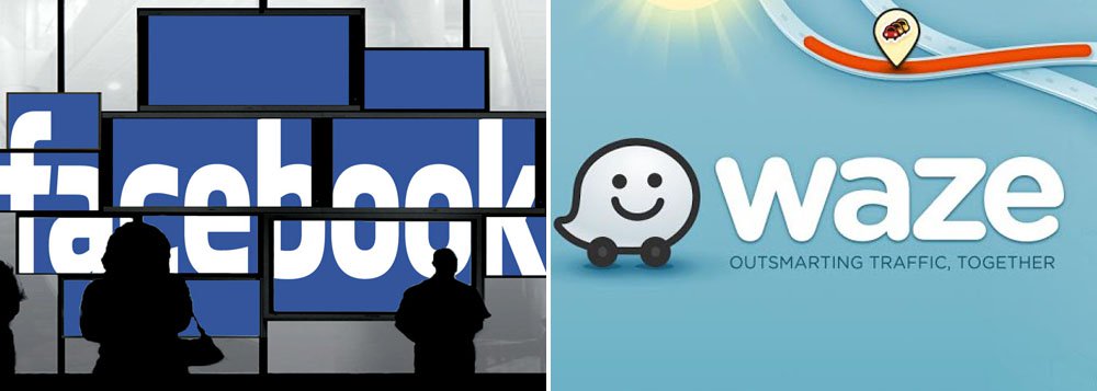Facebook negocia compra da Waze por até US$1 bi Facebook negocia compra da Waze por até US$1 bi