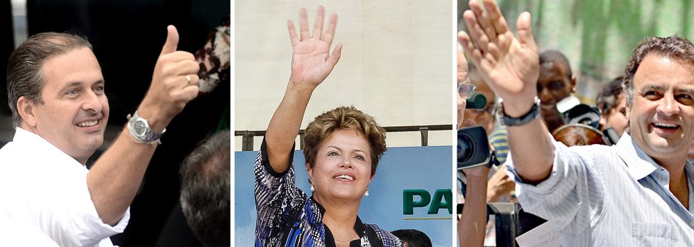 A longa viagem de Campos, Dilma e Aécio rumo a 2014 A longa viagem de Campos, Dilma e Aécio rumo a 2014