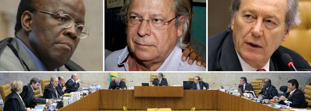 Barbosa começa por Dirceu e revisor se retira www.brasil247.com - Barbosa começa por Dirceu e revisor se retira