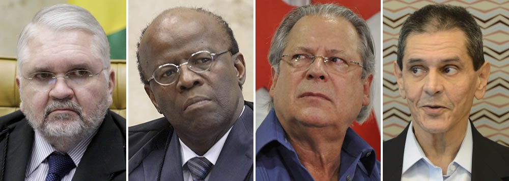 Contra Dirceu e Jeff, Gurgel diz: Barbosa fica Contra Dirceu e Jeff, Gurgel diz: Barbosa fica