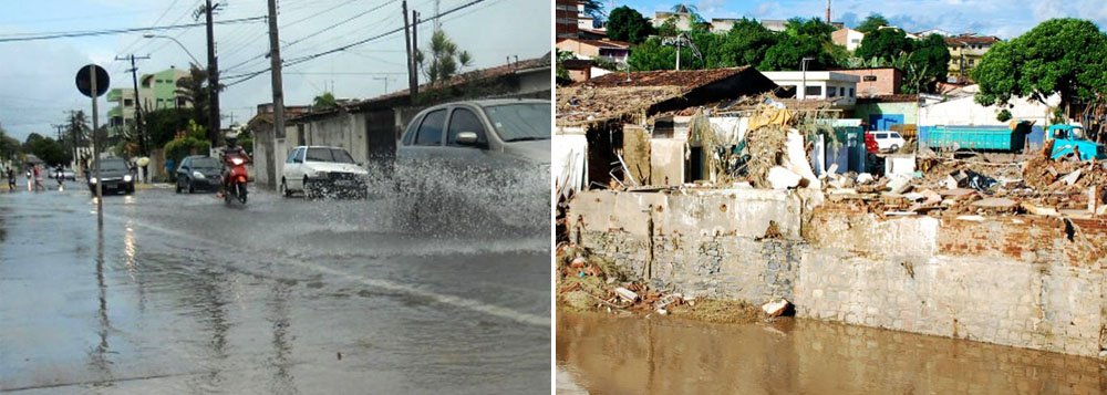 Chuvas em Maceió superam previsão Chuvas em Maceió superam previsão