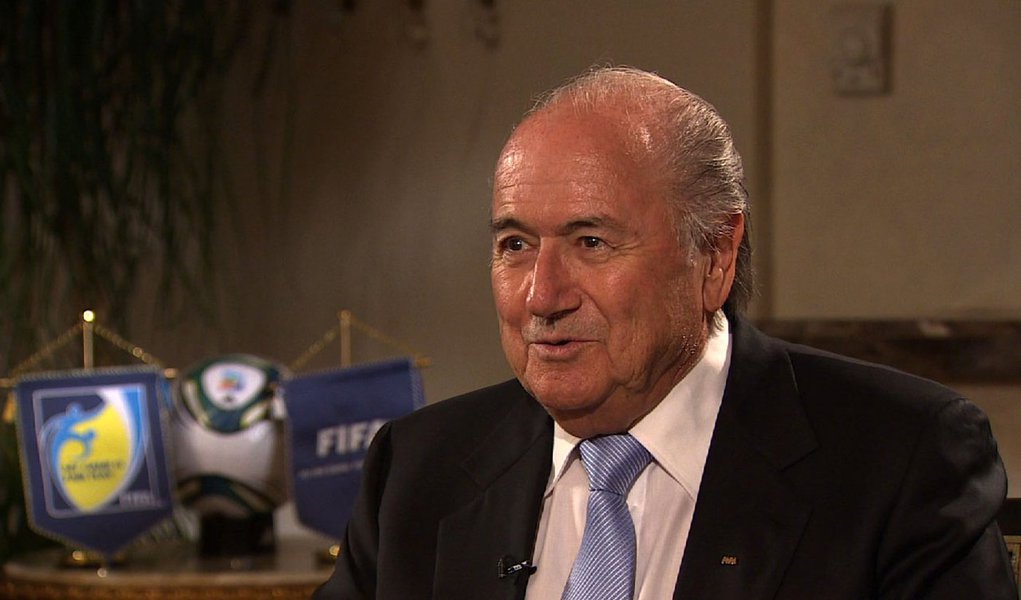 Com Teixeira fora, Blatter chega sexta-feira para ver Dilma (Foto: DIVULGAÇÃO) Com Teixeira fora, Blatter chega sexta-feira para ver Dilma