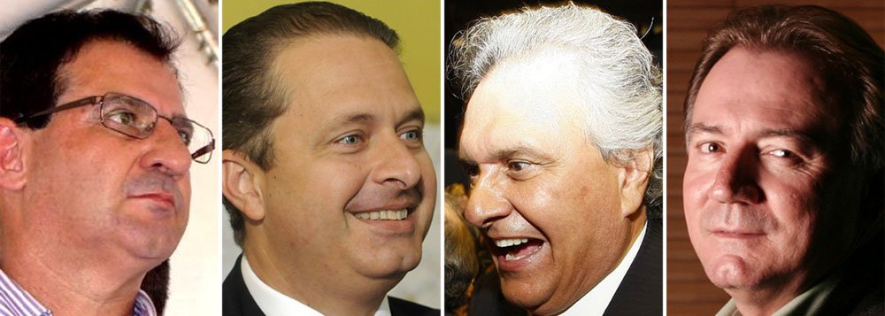 Caiado monta palanque para Campos em Goiás Caiado monta palanque para Campos em Goiás