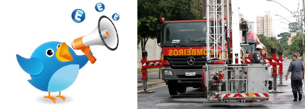 Bombeiros de Minas agora atendem pelo Twitter Bombeiros de Minas agora atendem pelo Twitter