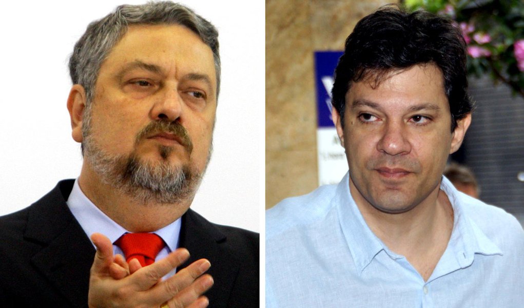 De Palocci para Haddad: “Tô fora” (Foto: DIDA SAMPAIO/AGÊNCIA ESTADO_PADUARDO/AGÊNCIA ESTADO) De Palocci para Haddad: “Tô fora”