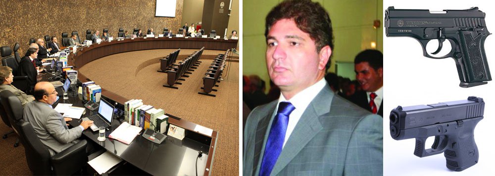 TJ suspende processo contra deputado do PSDB por posse ilegal de armas TJ suspende processo contra deputado do PSDB por posse ilegal de armas