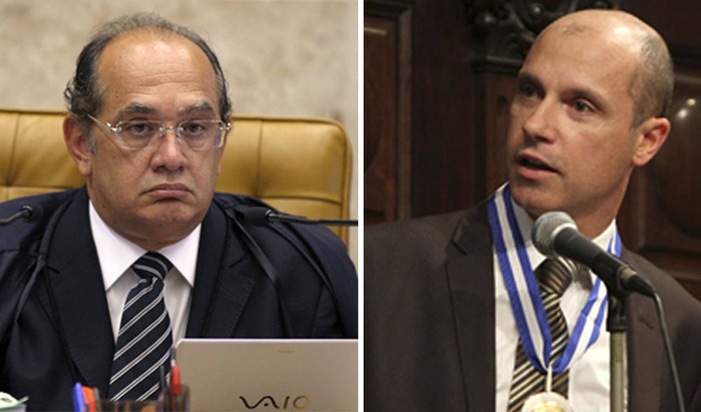 Gilmar e Fausto se encaram. Na Folha (Foto: Divulgação) Gilmar e Fausto se encaram. Na Folha