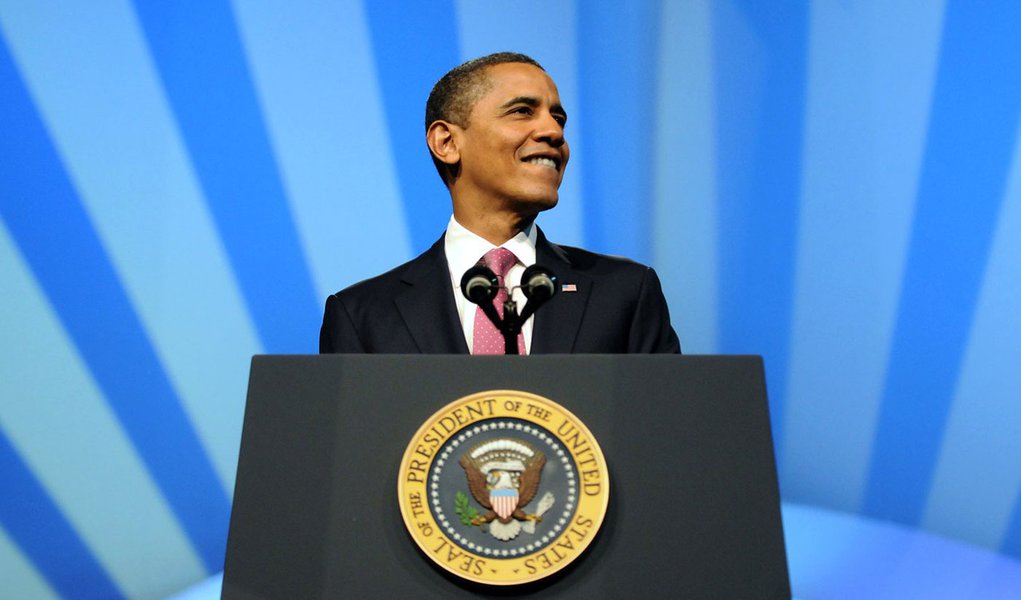Alta do emprego alavanca candidatura Obama (Foto: Jonathan Ernst/REUTERS ) Alta do emprego alavanca candidatura Obama