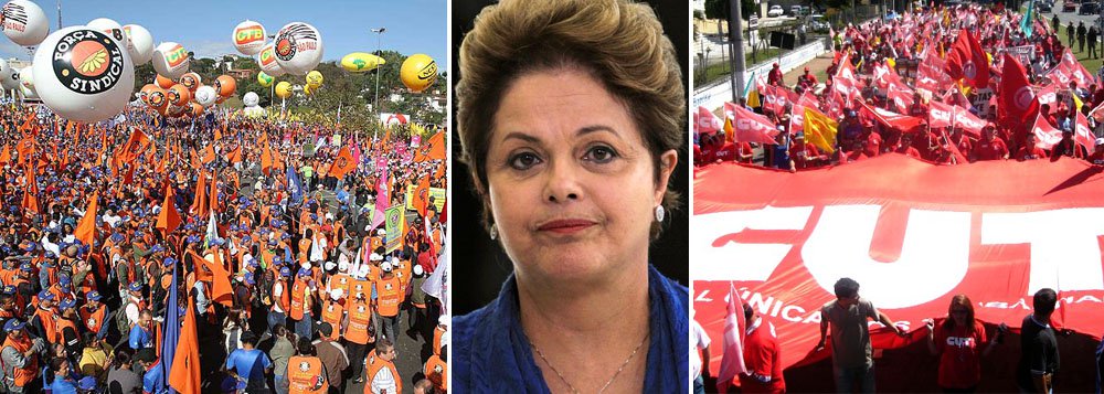 Sob ameaça de ato hostil, Dilma não irá ao 1° de Maio Sob ameaça de ato hostil, Dilma não irá ao 1° de Maio