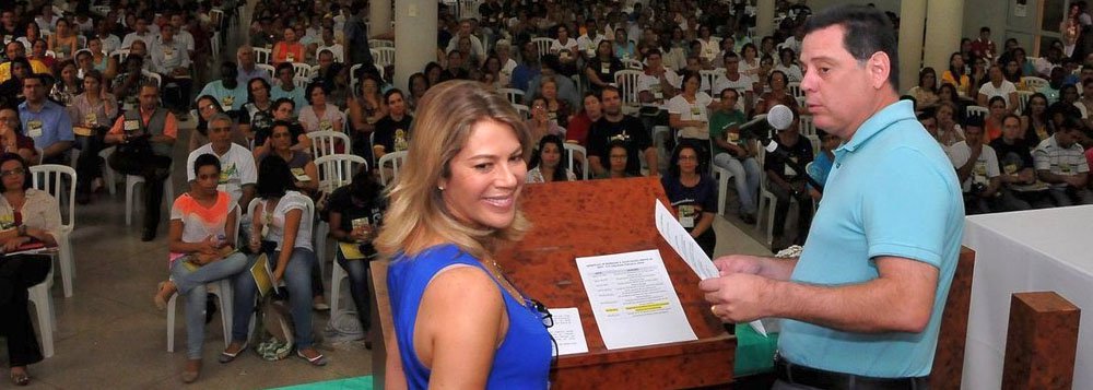 Perillo se diz feliz para ir à luta e sinaliza reeleição (Foto: Lailson Damasio) Perillo se diz feliz para ir à luta e sinaliza reeleição