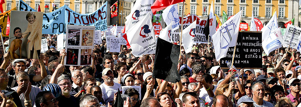 Novo protesto contra austeridade promete parar a Europa Novo protesto contra austeridade promete parar a Europa