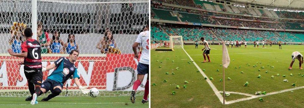 Vitória dá 2 a 1 no Bahia na estreia da caxirola Vitória dá 2 a 1 no Bahia na estreia da caxirola