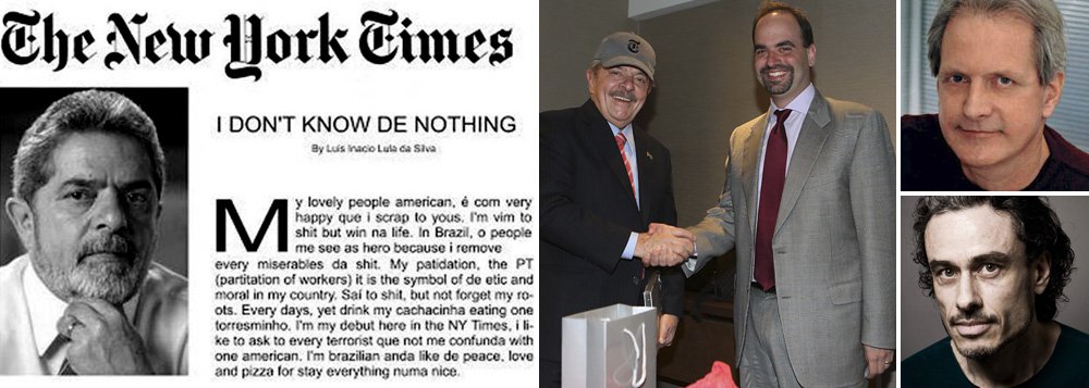 Lula no NYT desperta onda de inveja e preconceito Lula no NYT desperta onda de inveja e preconceito