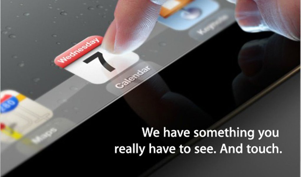 Apple pode apresentar iPad 3 no dia 7 de março (Foto: Divulgação) Apple pode apresentar iPad 3 no dia 7 de março