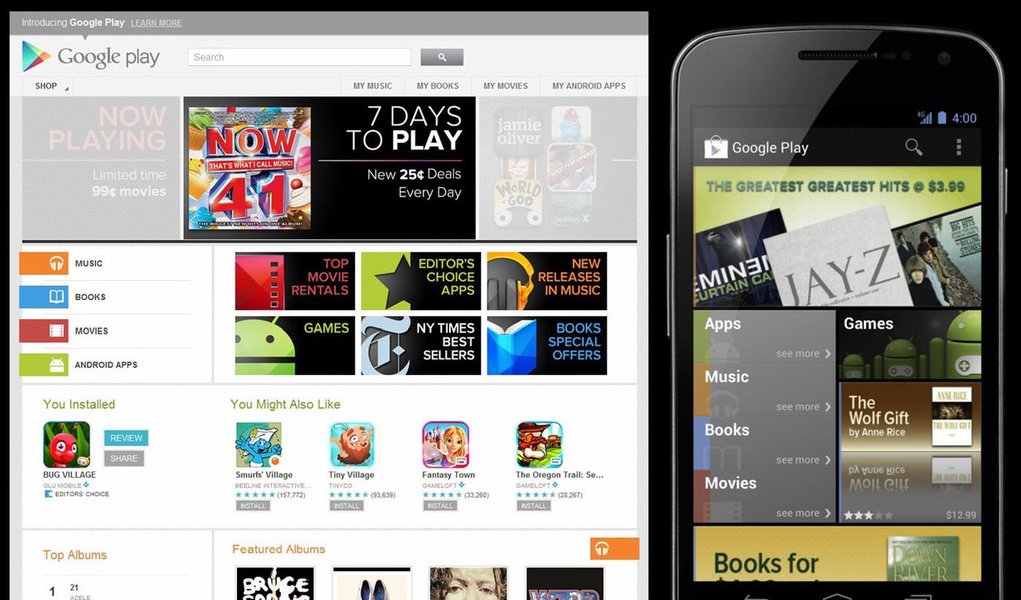 Google lança loja virtual no estilo iTunes (Foto: Divulgação) Google lança loja virtual no estilo iTunes
