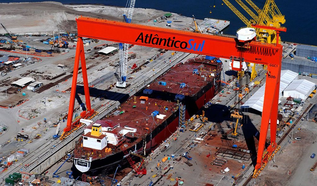 Dilma pode intervir em estaleiro pernambucano (Foto: Divulgação) Dilma pode intervir em estaleiro pernambucano