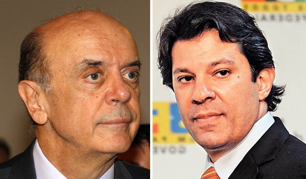 Serra lidera em São Paulo. Haddad é só o sétimo (Foto: Divulgação) Serra lidera em São Paulo. Haddad é só o sétimo