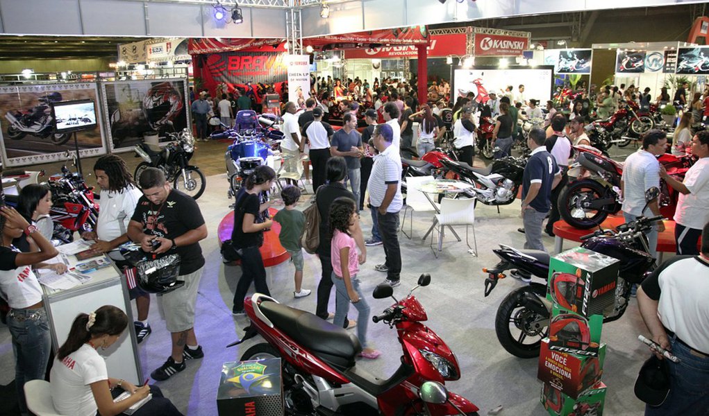 A moto como destaque (Foto: Divulgação) A moto como destaque