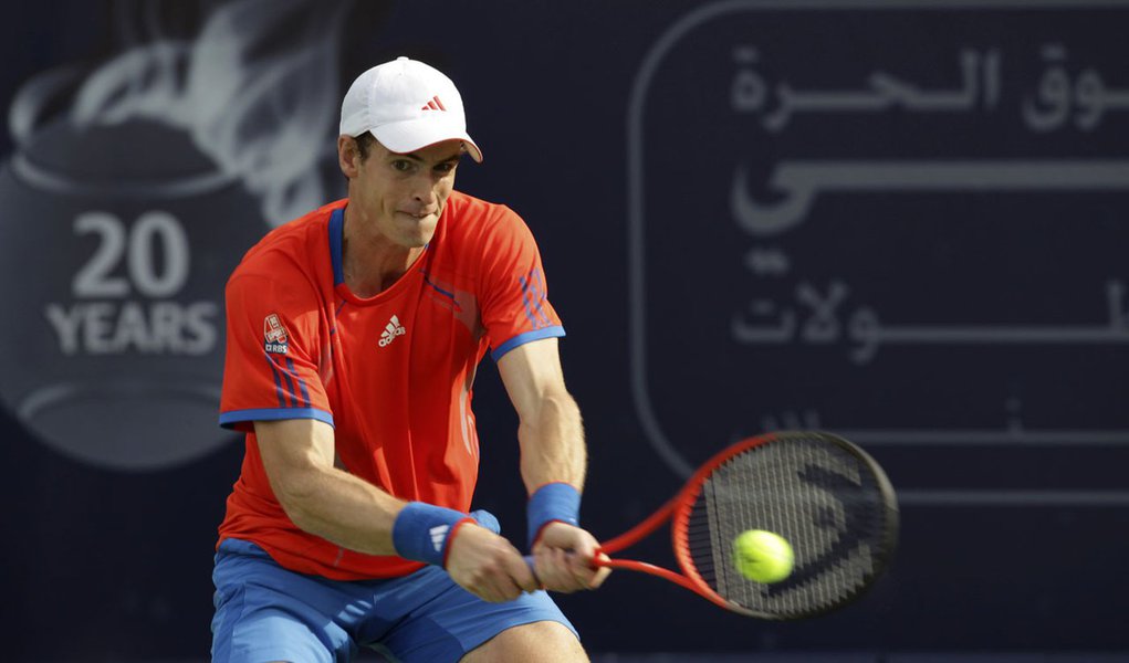 Murray encerra jejum contra Berdych e avança em Dubai (Foto: MOHAMMED SALEM/REUTERS) Murray encerra jejum contra Berdych e avança em Dubai