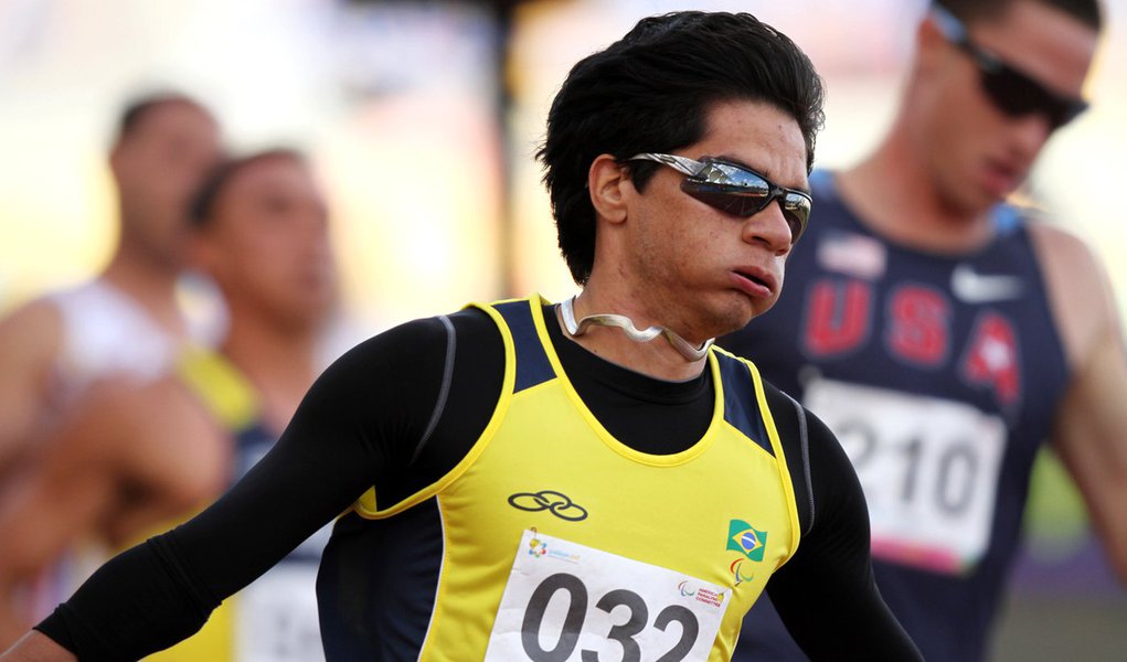 Brasileiro bate recorde mundial de atletismo no Parapan (Foto: Fotocom) Brasileiro bate recorde mundial de atletismo no Parapan