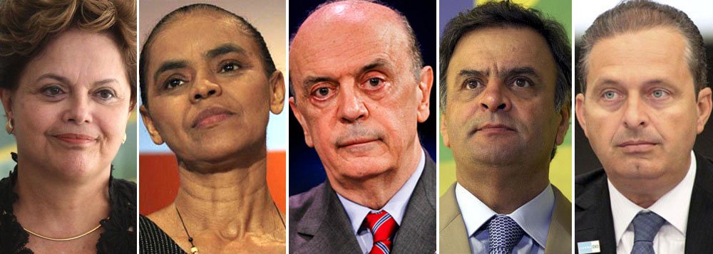 Pesquisa aponta Marina ou Serra no segundo turno Pesquisa aponta Marina ou Serra no segundo turno