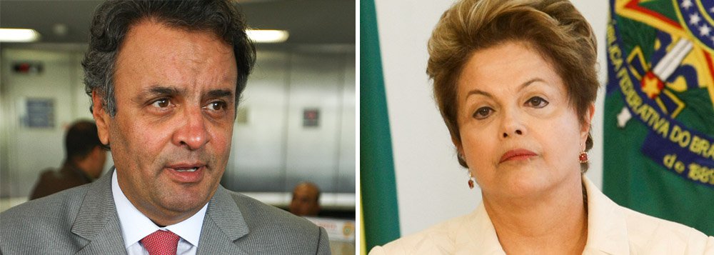 Aécio: projetos mostram "autoritarismo do PT" Aécio: projetos mostram "autoritarismo do PT"