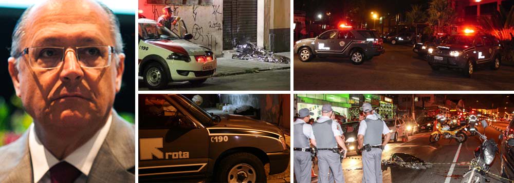 Violência em disparada quebra moral de Alckmin Violência em disparada quebra moral de Alckmin