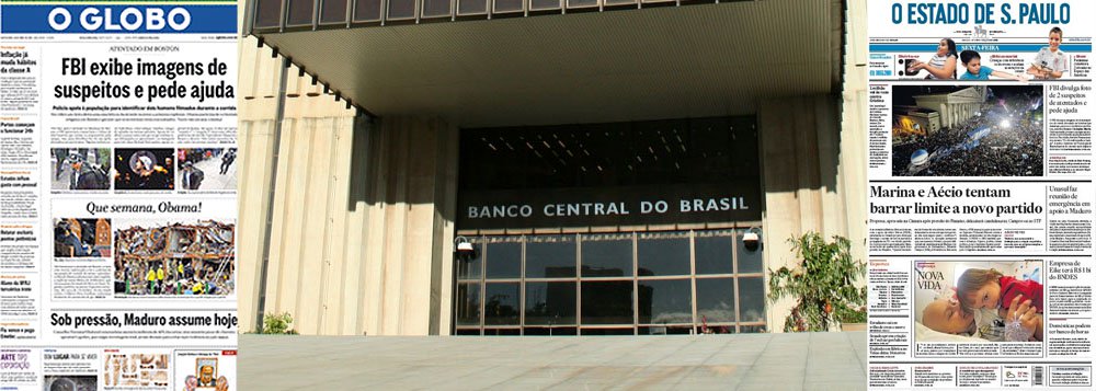 Globo elogia BC, mas Estadão pede juros maiores Globo elogia BC, mas Estadão pede juros maiores