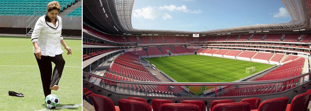 Dilma inaugura Arena PE no dia 14 de maio Dilma inaugura Arena PE no dia 14 de maio
