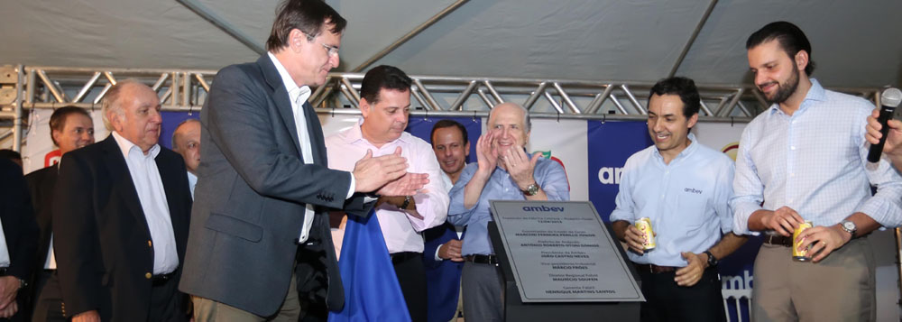 Ambev amplia unidade industrial em Goiás (Foto: Henrique Luiz) Ambev amplia unidade industrial em Goiás