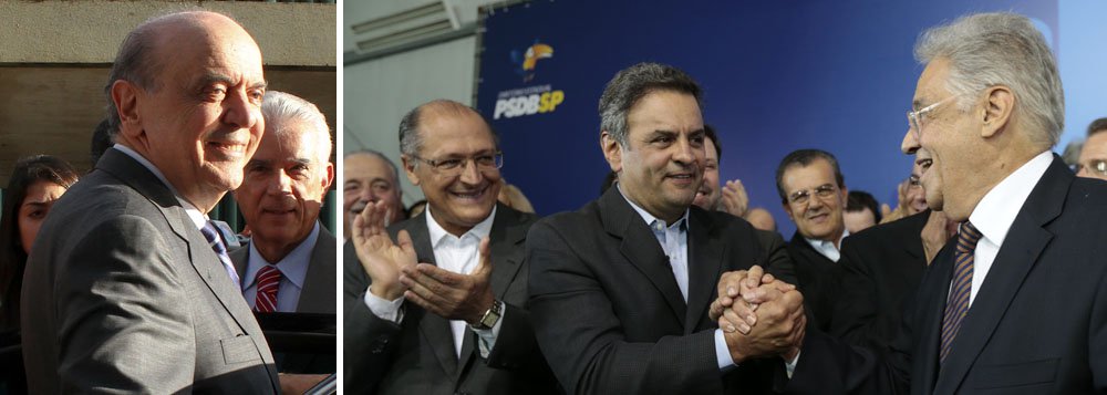 Serra diz que pode apoiar Aécio à presidência do PSDB Serra diz que pode apoiar Aécio à presidência do PSDB