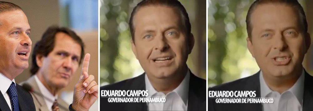 Campos estreia na TV com discurso de candidato Campos estreia na TV com discurso de candidato