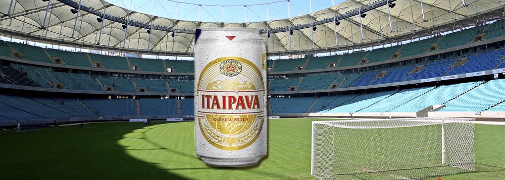 Itaipava paga R$ 10 mi e não vê seu nome na Fonte Nova Itaipava paga R$ 10 mi e não vê seu nome na Fonte Nova